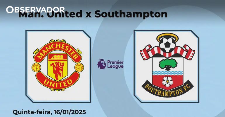 Prognóstico Manchester United vs Southampton – Premier League (16/01 ...