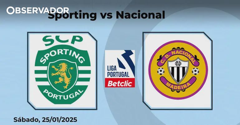 Prognóstico Sporting vs Nacional – Liga Portugal (25/01/2025)
