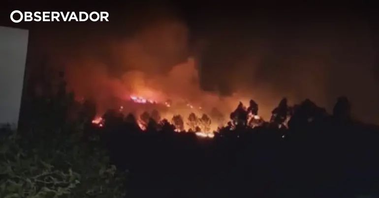 Arson Suspected as Fires Rage in Arcos de Valdevez: Over 100 Firefighters Battle the Flames