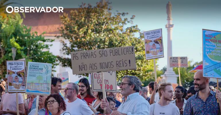 Protesto TAMLA - Tirem as Mãos do Litoral Alentejano