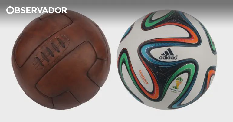 A evolução da bola numa linha de tempo interativa – Observador