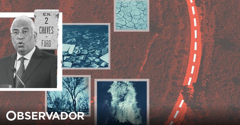 Um roteiro para António Costa dos problemas na EN2: hectares ardidos, hospitais sem médicos e seca extrema