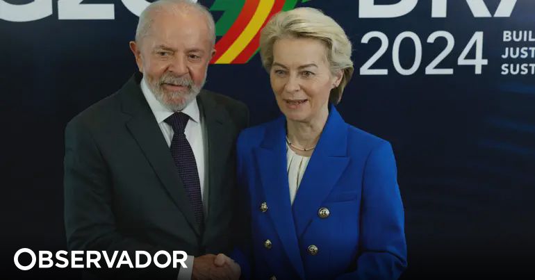 Ursula von der Leyen diz a Lula que UE mantém interesse no acordo comercial com Mercosul