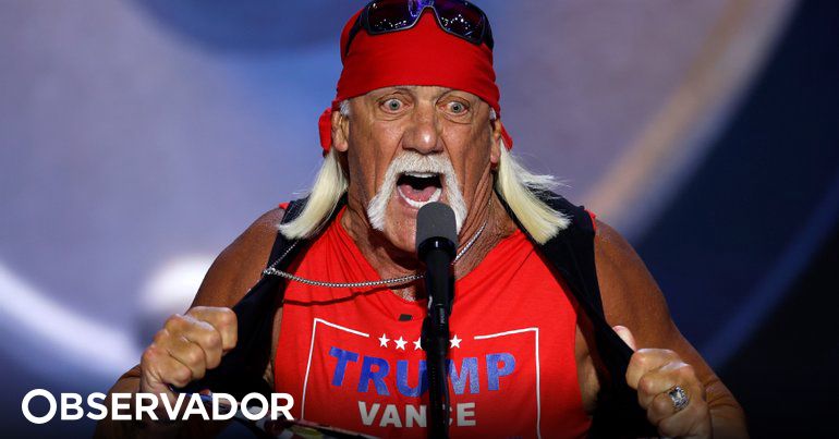 “Deixem a Trumpmania andar à solta!”: ex-wrestler Hulk Hogan declara apoio a Trump em discurso exuberante