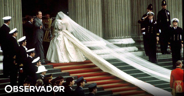 Vestido de noiva da princesa Diana será exposto a partir de junho