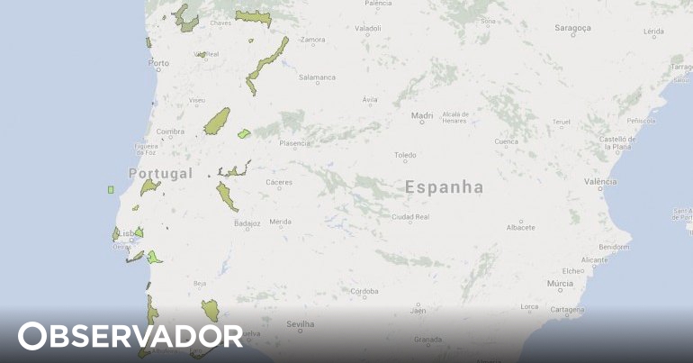 Santa Nostalgia: Mapa administrativo de Portugal