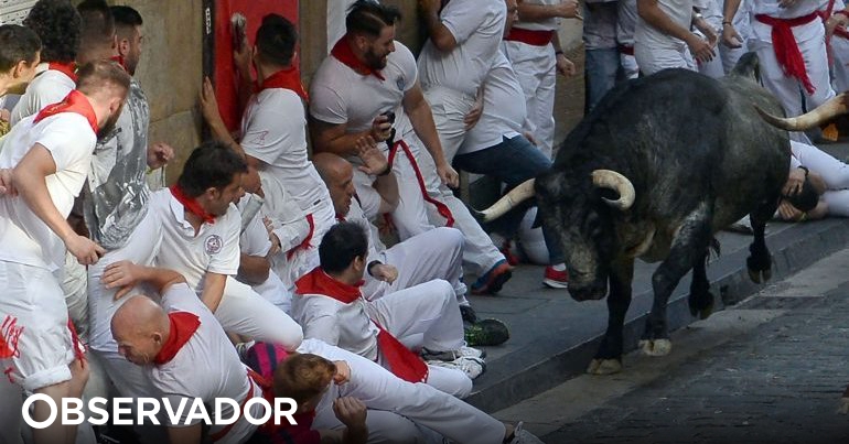 Cinco feridos no regresso da largada de touros em Pamplona