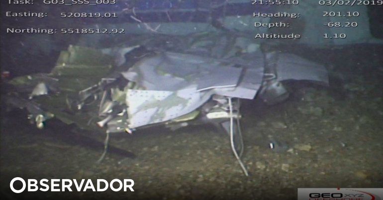 Corpo é localizado nos destroços do avião de Emiliano Sala