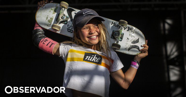 Sky, a skater de 13 anos que vai competir nos Jogos só por ″diversão