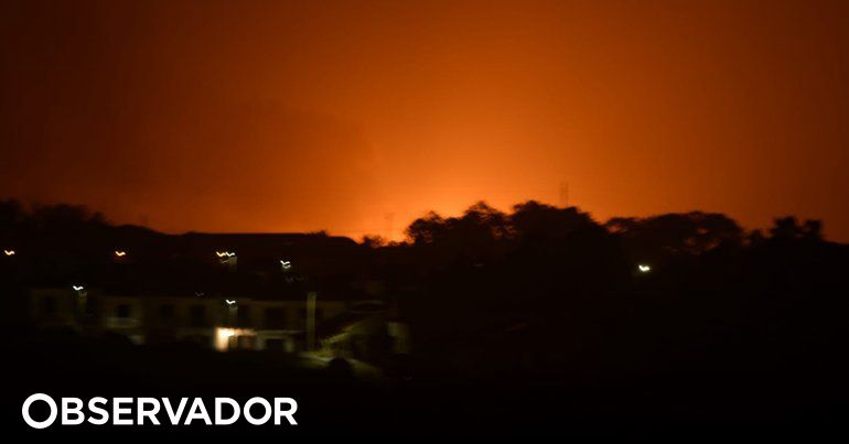 Várias explosões em Alfarim, Sesimbra - Observador