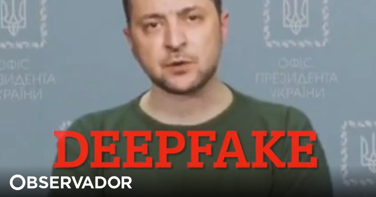 «Falso profundo».  Video falso de la rendición de Zelensky publicado por ‘hackers’ en la televisión ucraniana – Observer