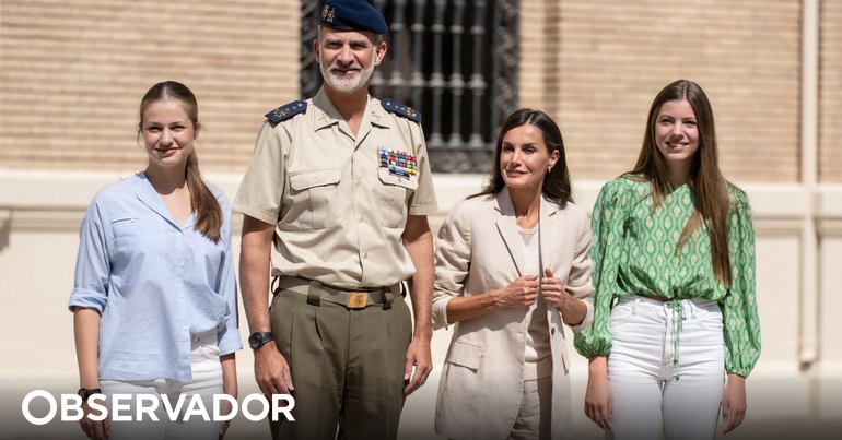 The kings of Spain bid farewell to their eldest daughter.  Princess Leonor is already at the Military Academy in Zaragoza – Observer
