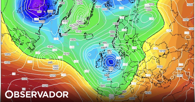 La fuerte tormenta Ciarán afectará al Reino Unido.  Y trae viento, olas y frío a Portugal la noche festiva y el jueves – Observador