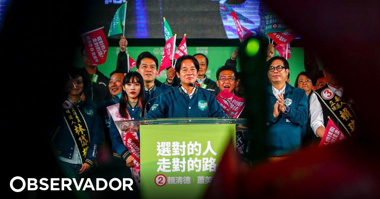 Taiwan.  Nach Auszählung von 75 % der Stimmen liegt der Unabhängigkeitskandidat mit 41 % der Stimmen vorne – Beobachter